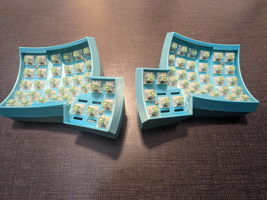 Pre Built-Blue Dactyl Kailh Jade
